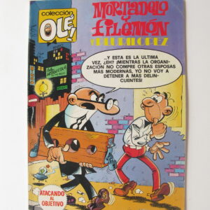 MORTADELO Y FILEMÓN Y PLURILÓPEZ - ATACANDO AL OBJETIVO - OLÉ Nº 198 - BRUGUERA 1ª ED. 1980