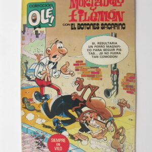 MORTADELO Y FILEMÓN CON EL BOTONES SACARINO - SIEMPRE EN VILO - OLÉ Nº 208 - BRUGUERA 1ª ED. 1980